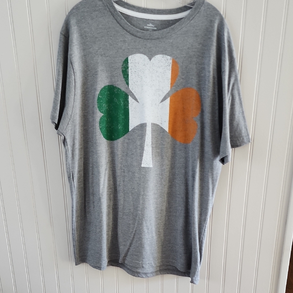 St. Patrick's Day Gray Tee